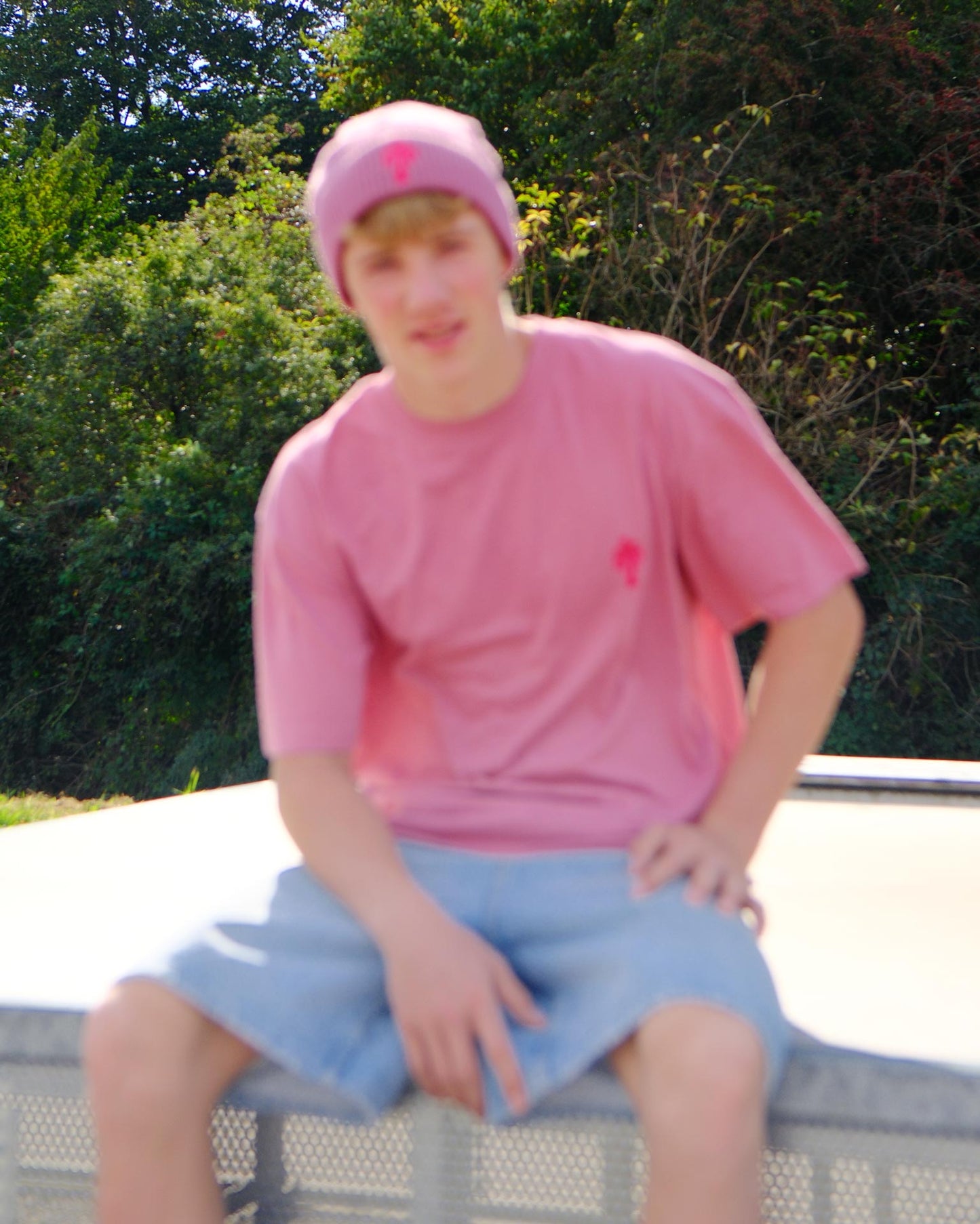 HOPE DEALER Oversized Tee aus Bio-Baumwolle - Mauve