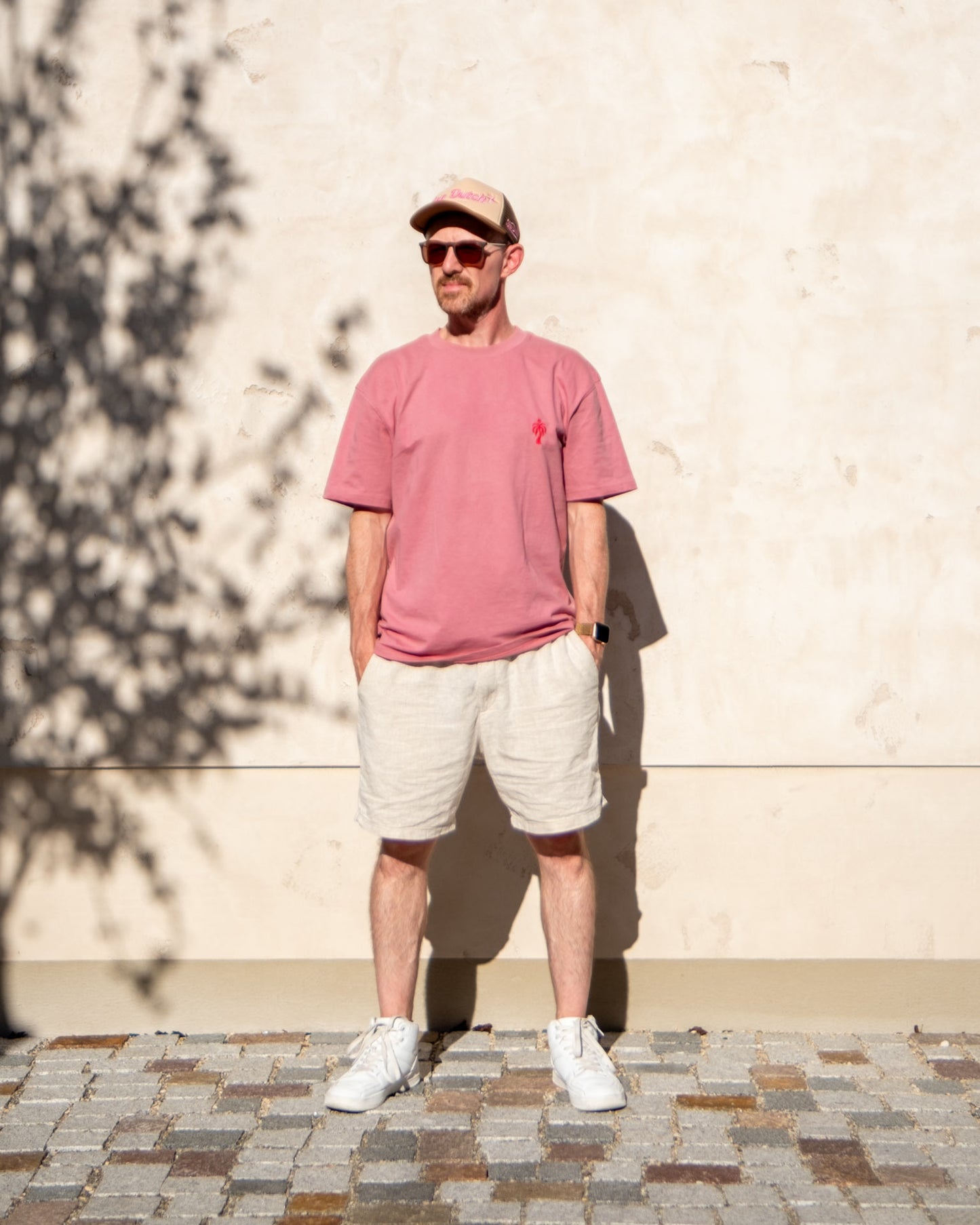 HOPE DEALER Oversized Tee aus Bio-Baumwolle - Mauve
