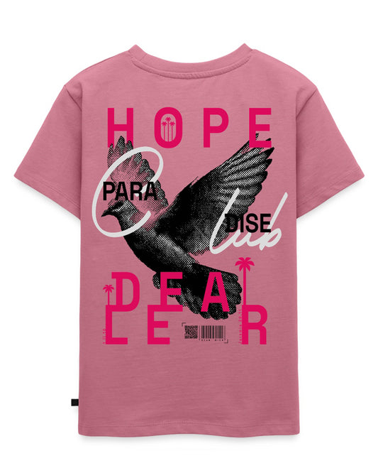 HOPE DEALER Kids/Teens Tee aus Bio-Baumwolle - Mauve