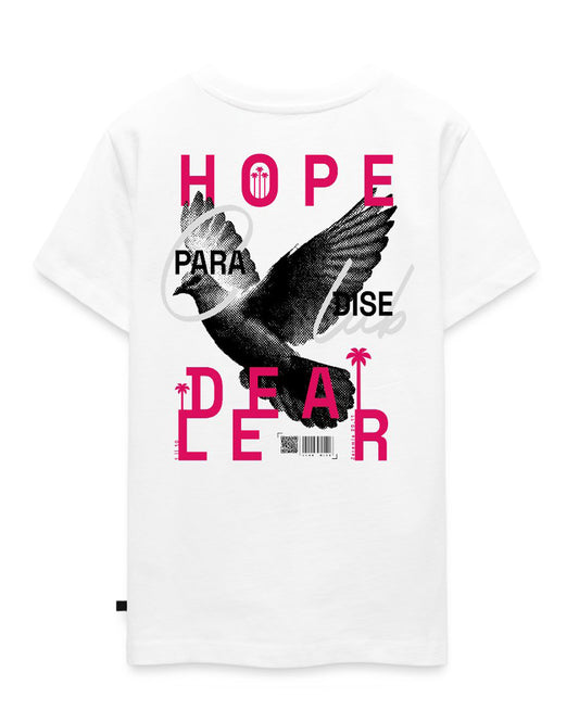 HOPE DEALER Kids/Teens Tee aus Bio-Baumwolle - White