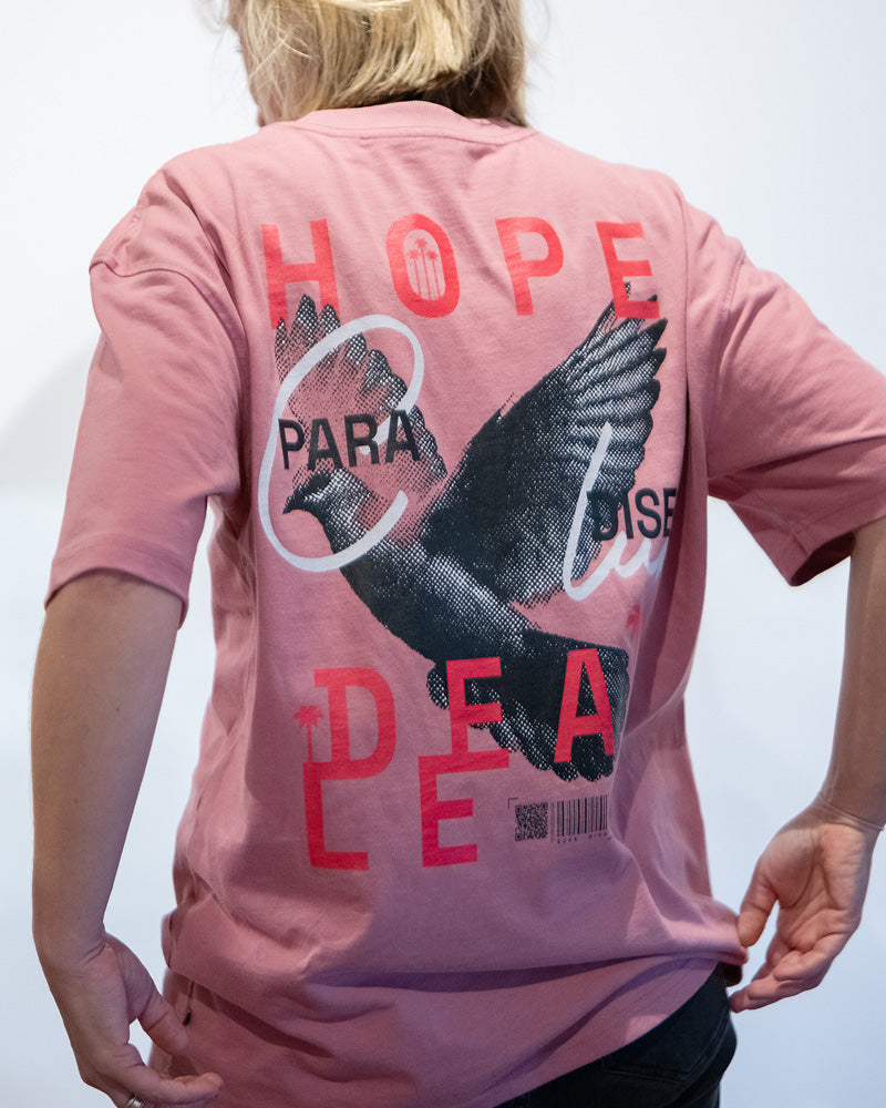 HOPE DEALER Oversized Tee aus Bio-Baumwolle - Mauve