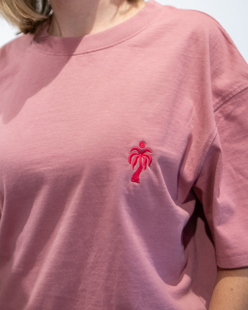 HOPE DEALER Oversized Tee aus Bio-Baumwolle - Mauve
