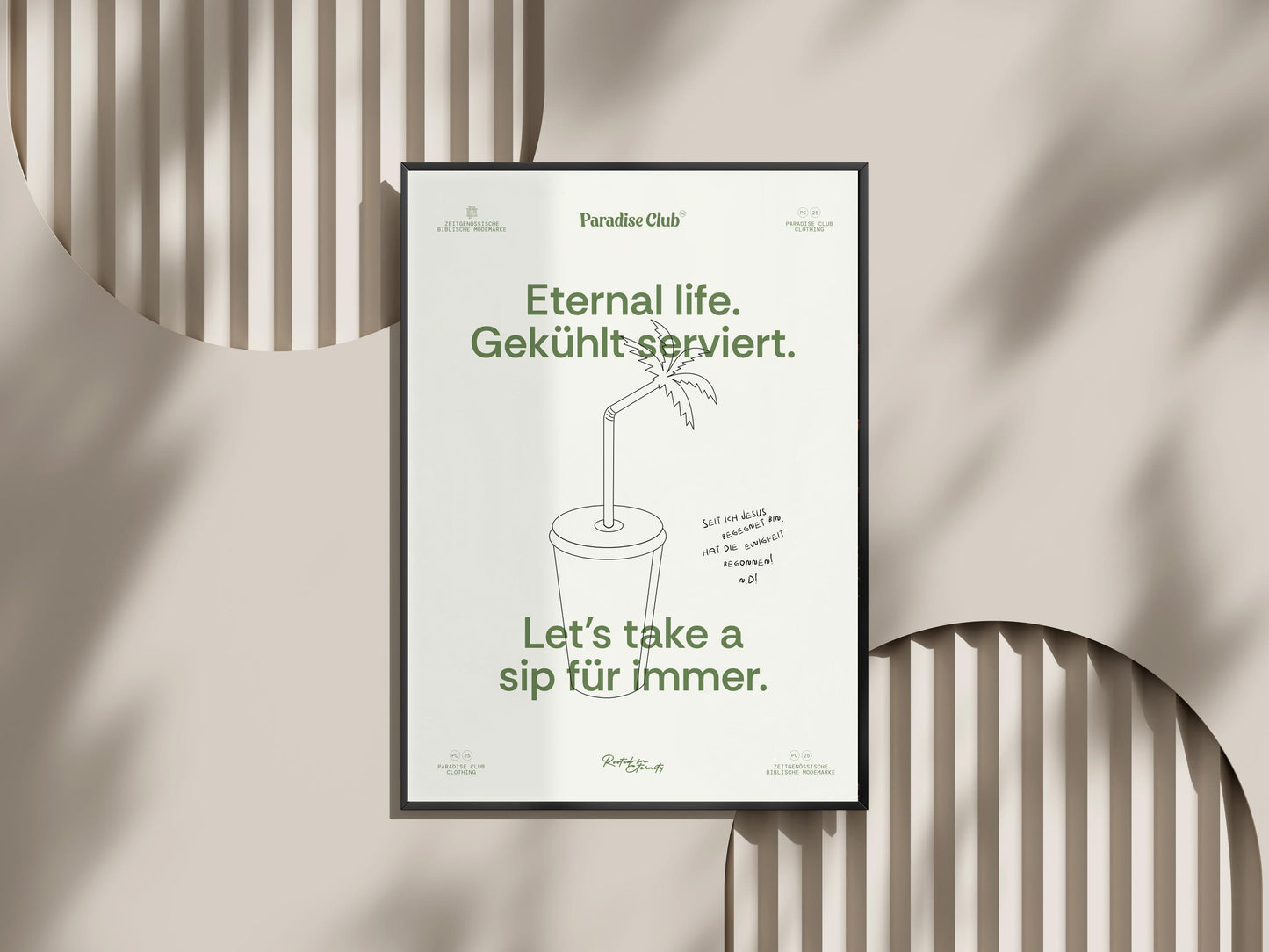 Eternal life. Gekühlt serviert. Fine Art Print