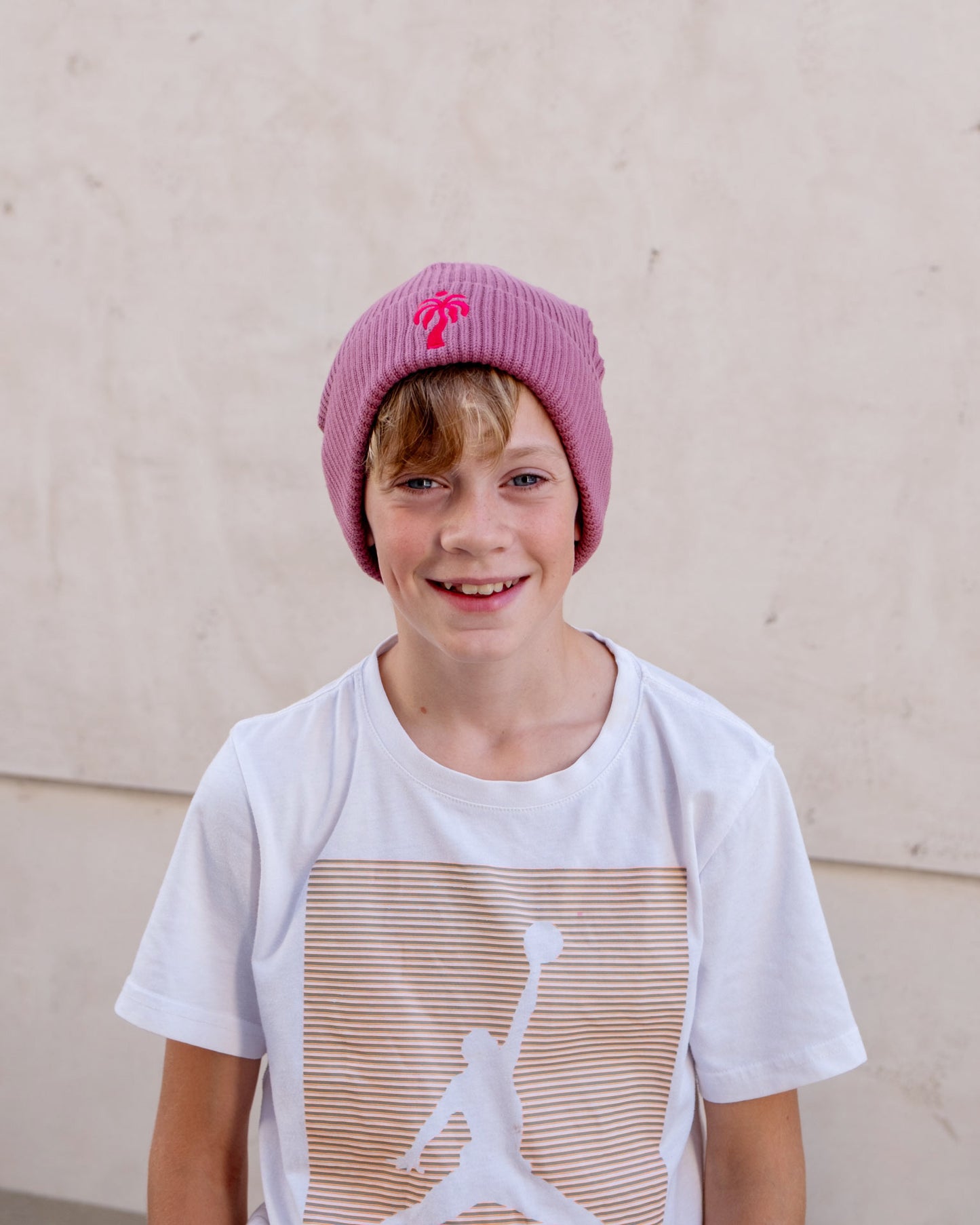 HOPE DEALER Beanie aus Bio-Baumwolle - Mauve