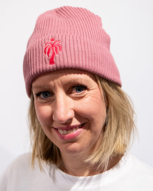 HOPE DEALER Beanie aus Bio-Baumwolle - Mauve