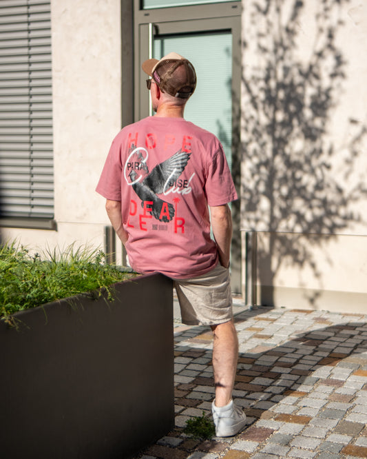 HOPE DEALER Oversized Tee aus Bio-Baumwolle - Mauve
