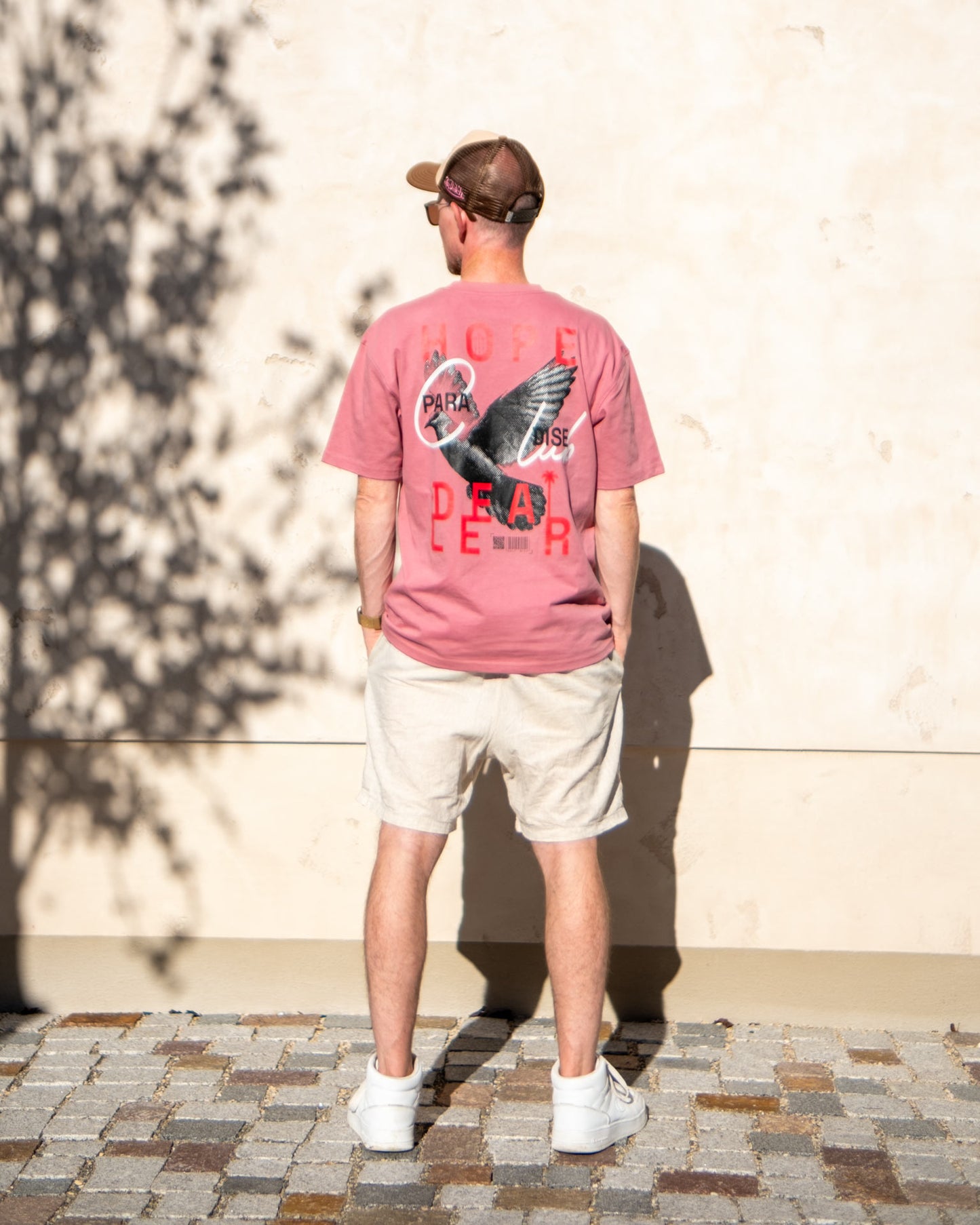 HOPE DEALER Oversized Tee aus Bio-Baumwolle - Mauve