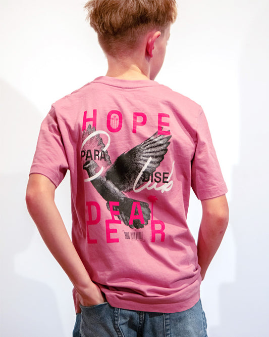 HOPE DEALER Kids/Teens Tee aus Bio-Baumwolle - Mauve