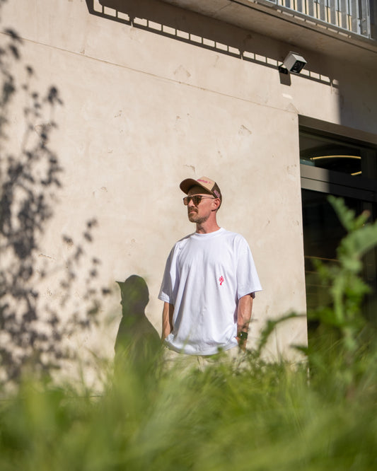 HOPE DEALER Oversized Tee aus Bio-Baumwolle - White