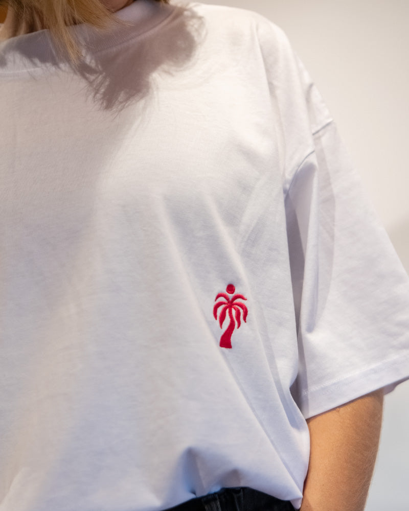 HOPE DEALER Oversized Tee aus Bio-Baumwolle - White
