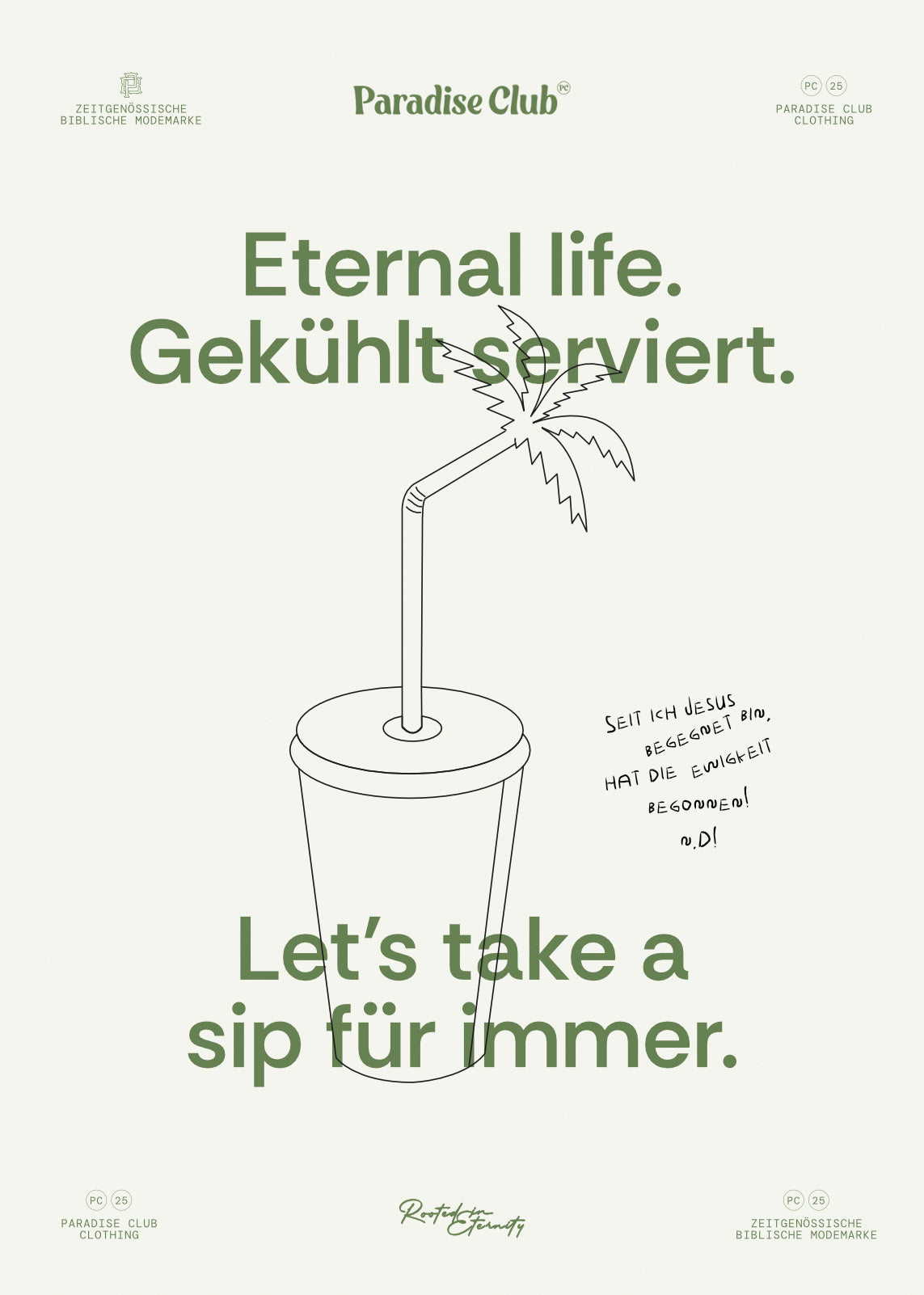 Eternal life. Gekühlt serviert. Fine Art Print
