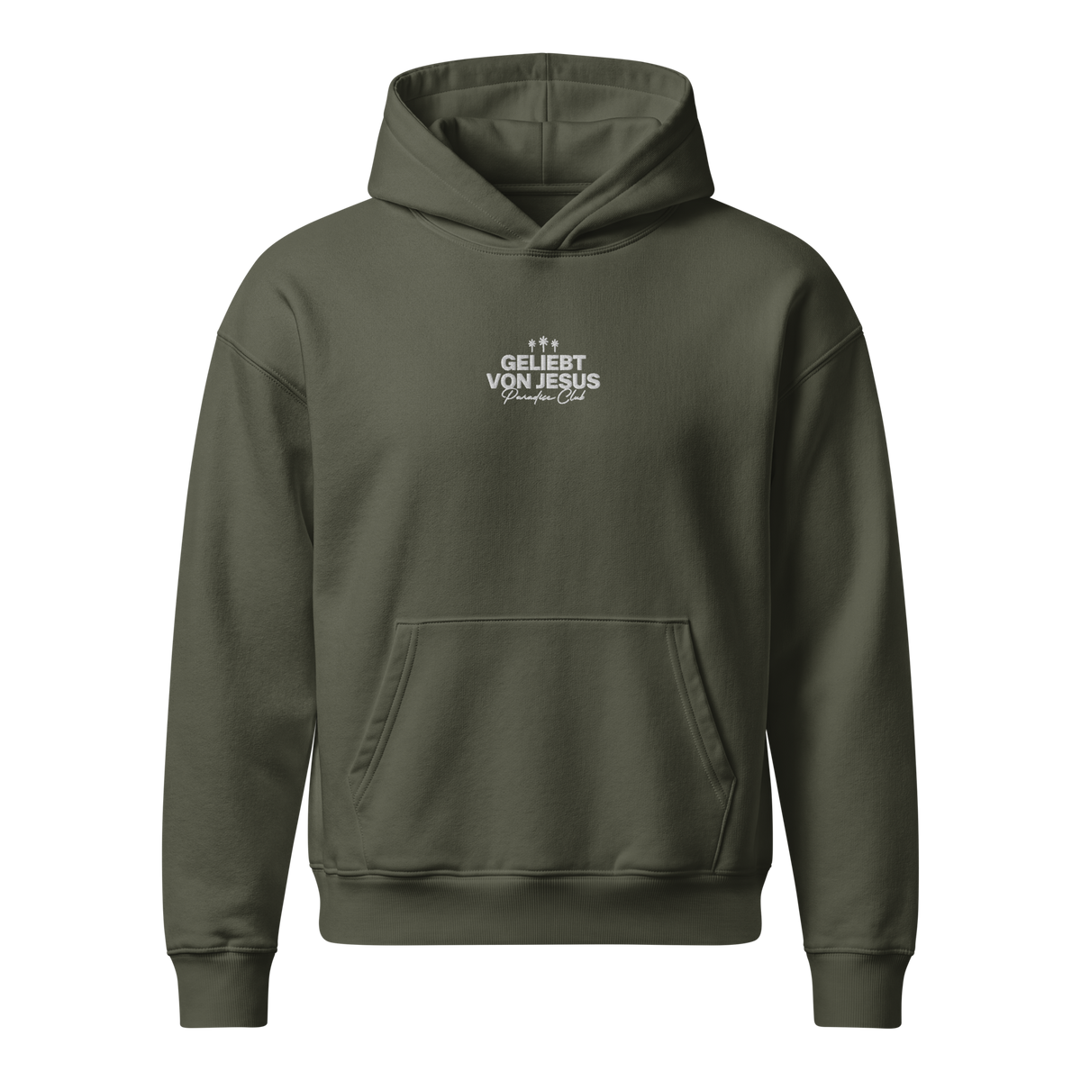 Geliebt von Jesus - Hoodie, 100% Bio-Baumwolle