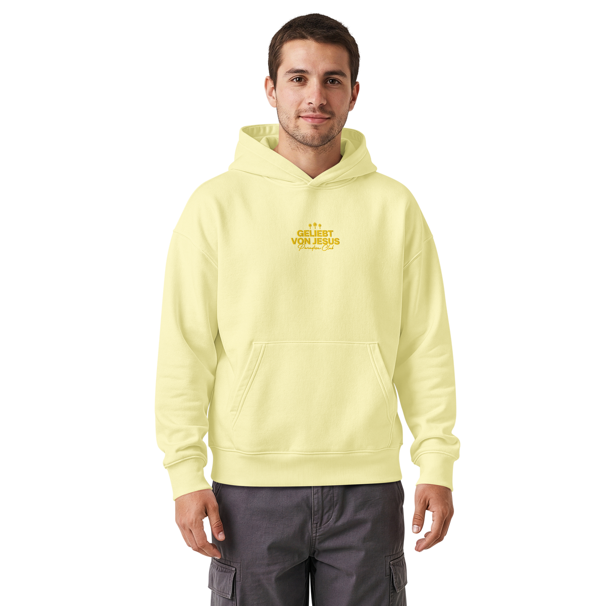 Geliebt von Jesus - Hoodie, 100% Bio-Baumwolle