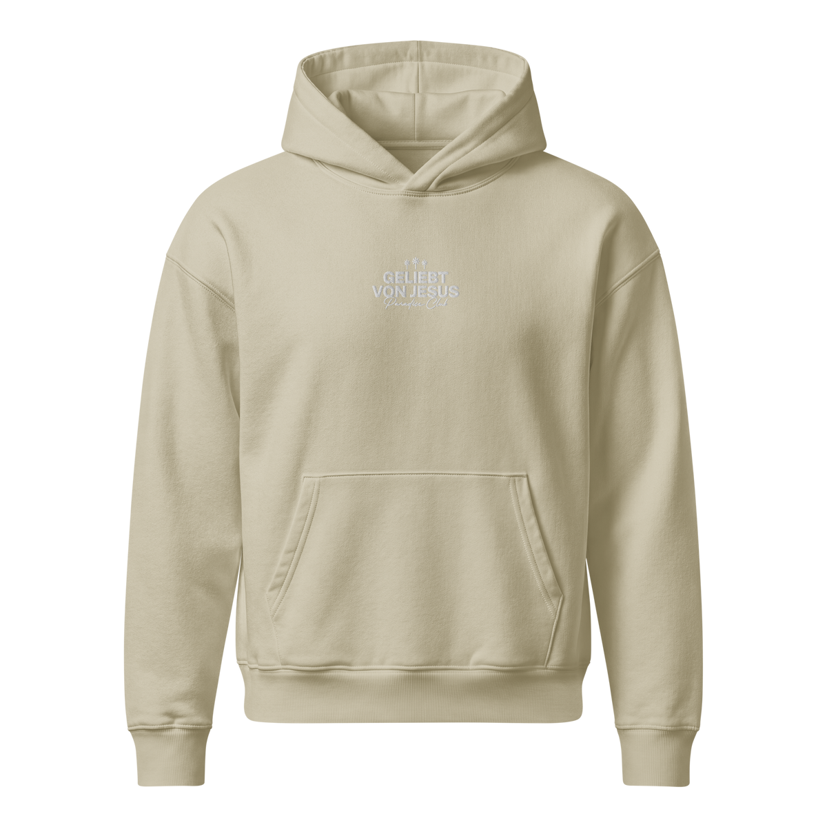 Geliebt von Jesus - Hoodie, 100% Bio-Baumwolle