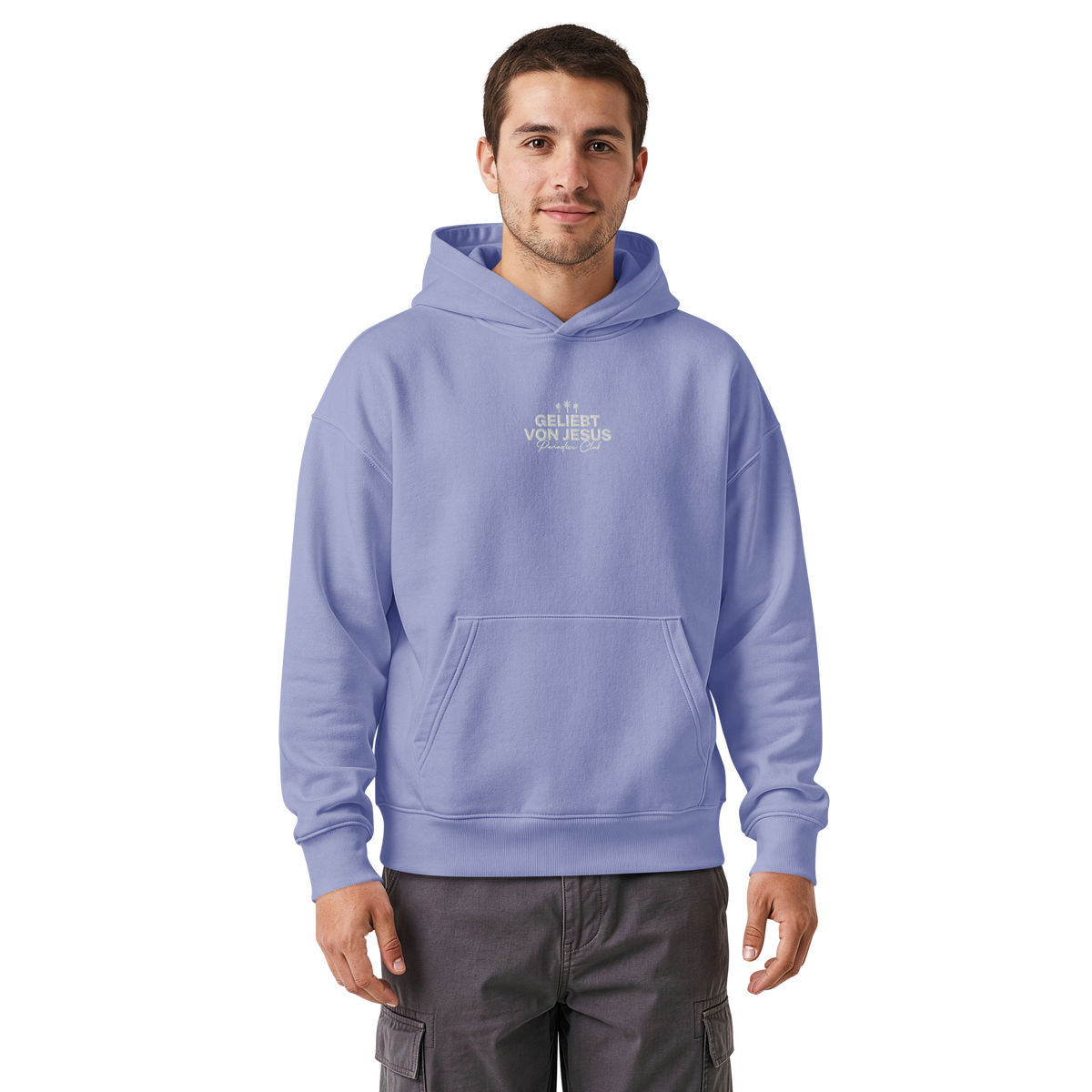 Geliebt von Jesus - Hoodie, 100% Bio-Baumwolle