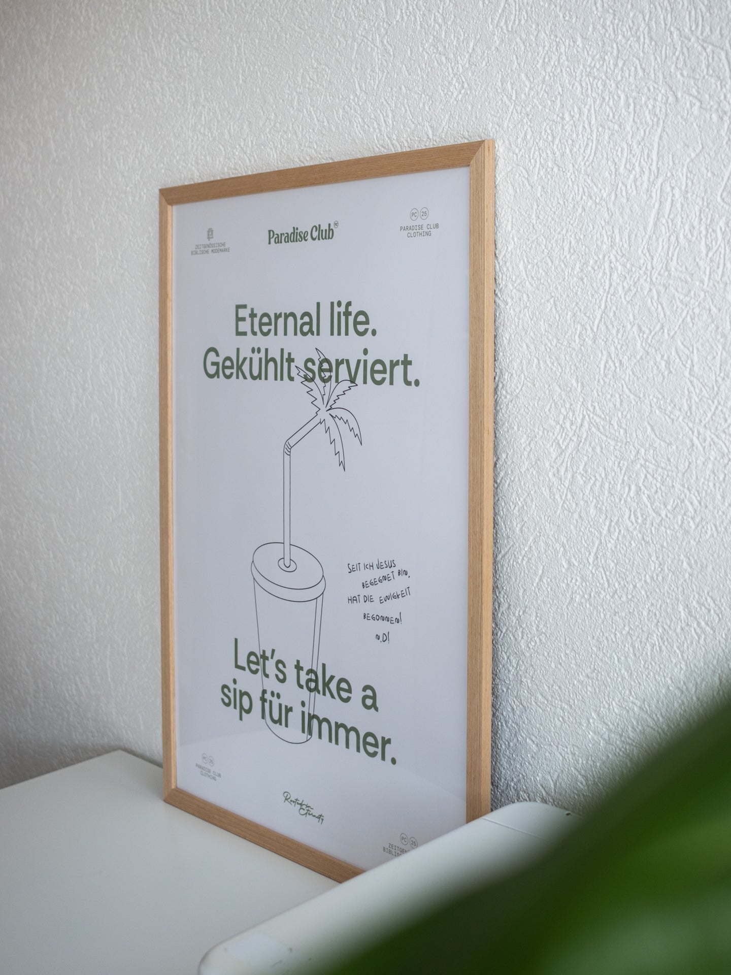 Eternal life. Gekühlt serviert. Fine Art Print