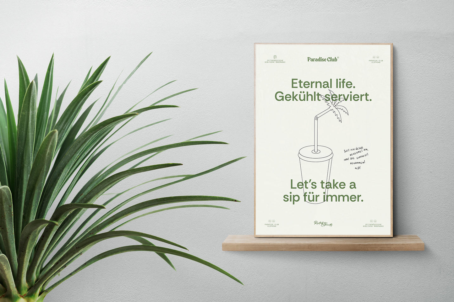 Eternal life. Gekühlt serviert. Fine Art Print