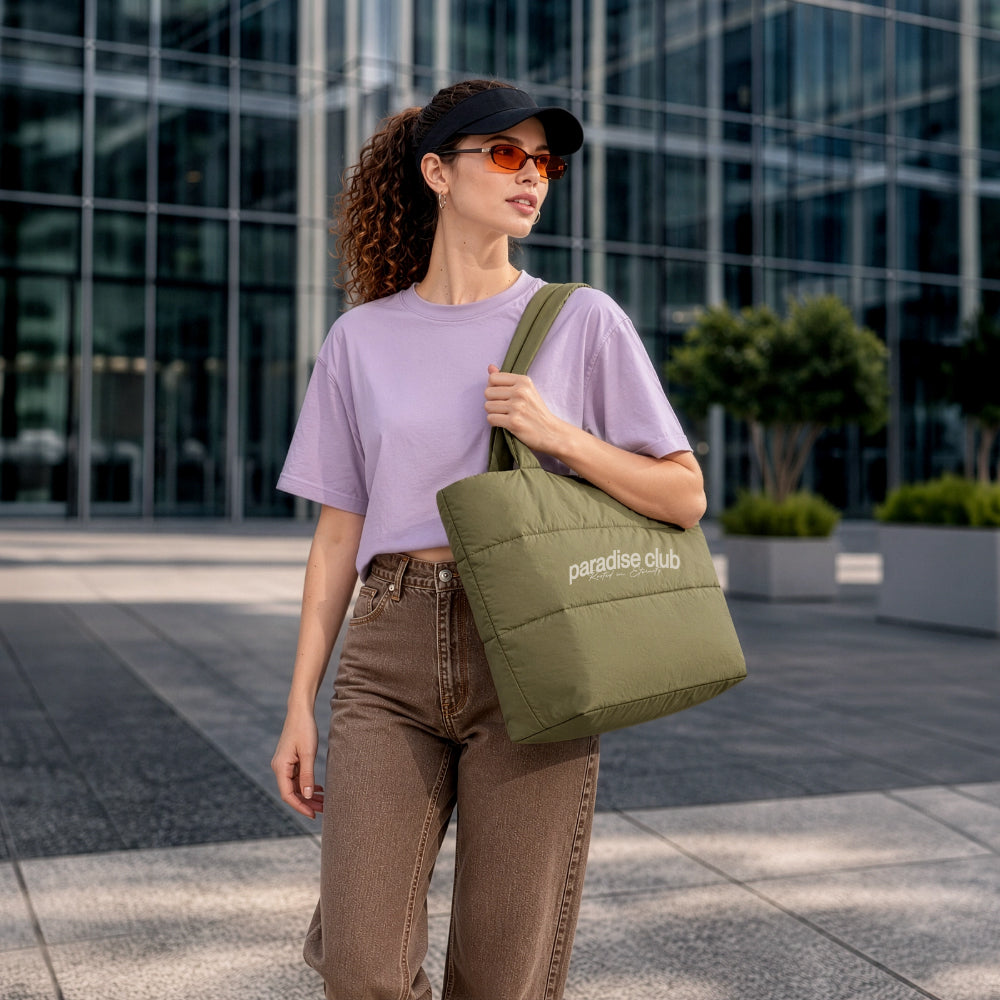 Paradise Club Puffer Bag